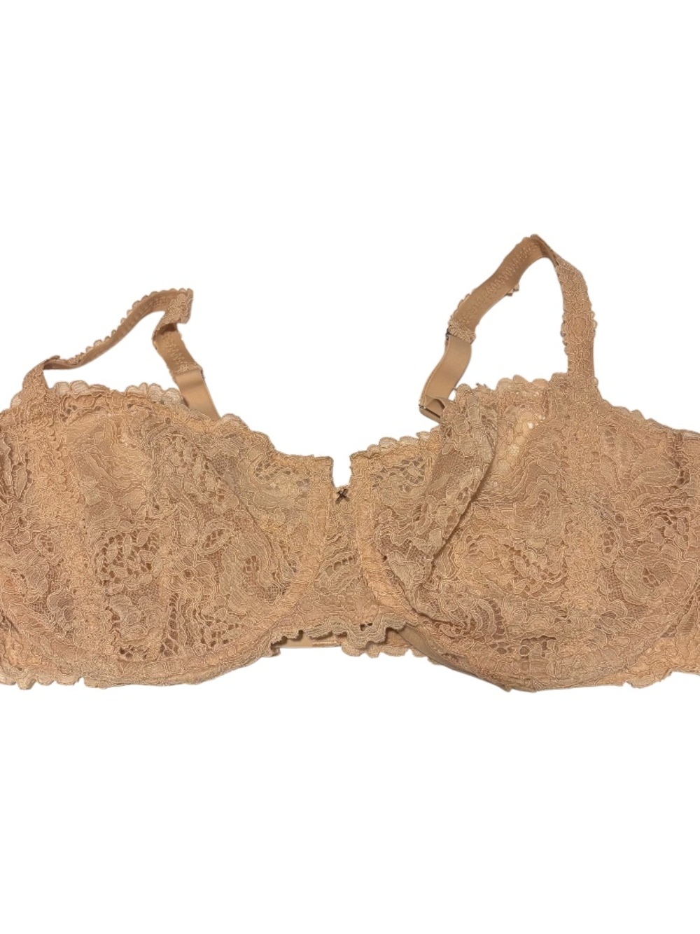 Savage X Fenty Floral Lace Bra in Nude Sz 44DD